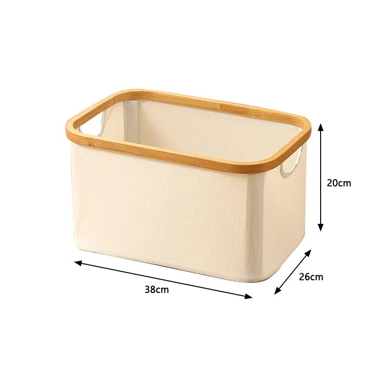 panier linge pliable avec et sans couvercle Beige - M