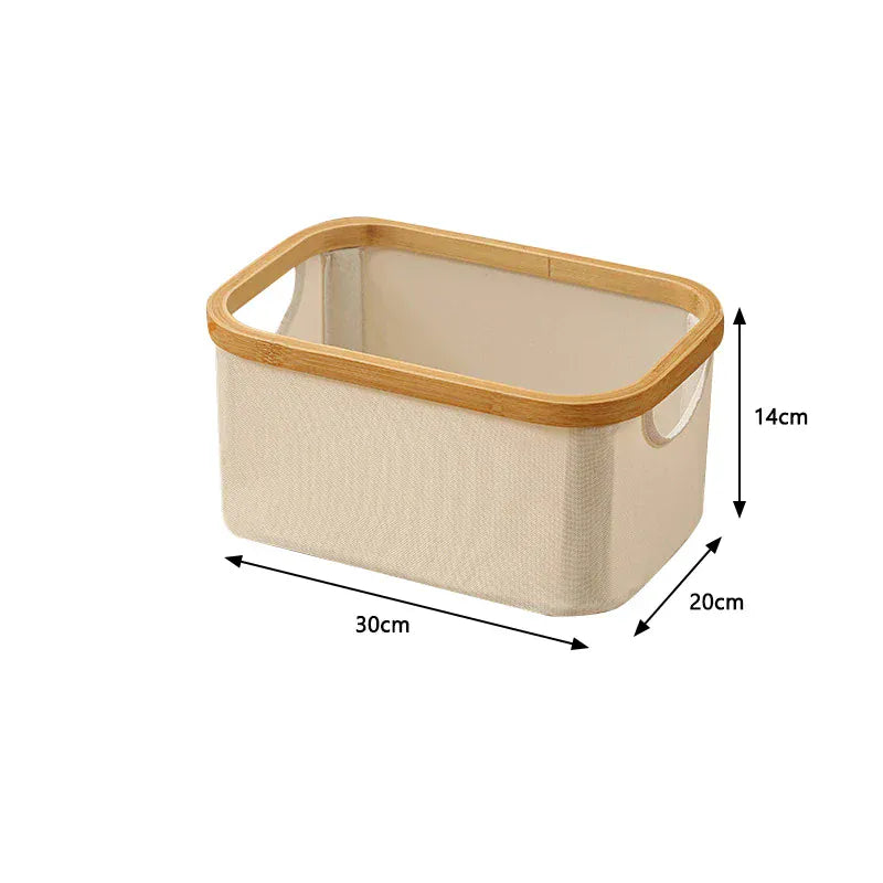 panier linge pliable avec et sans couvercle Beige - S