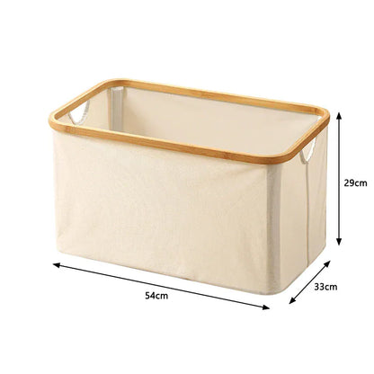 panier linge pliable avec et sans couvercle Beige - XL