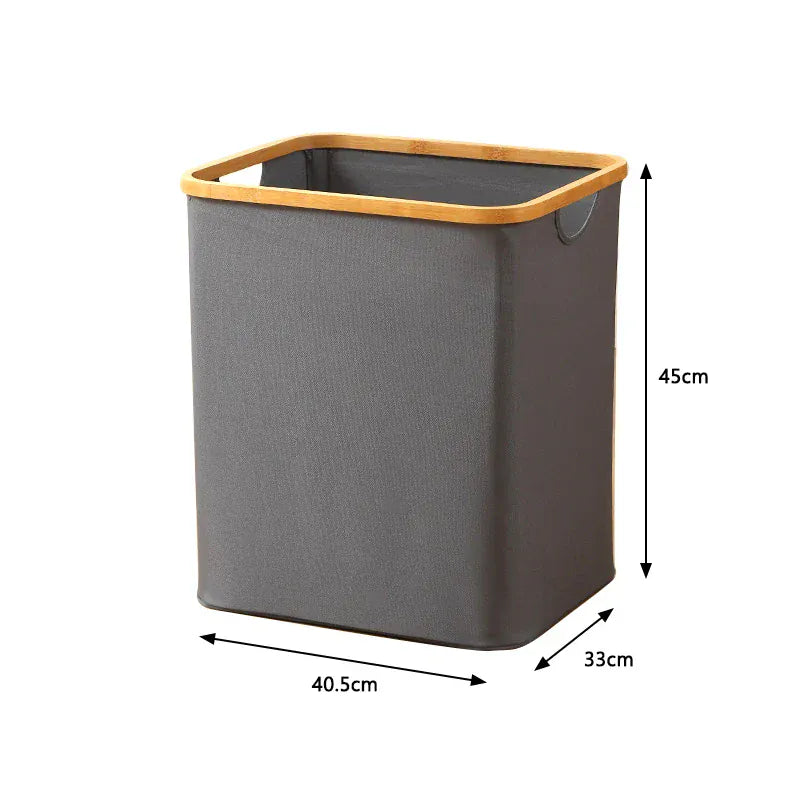 panier linge pliable avec et sans couvercle Black - Carré