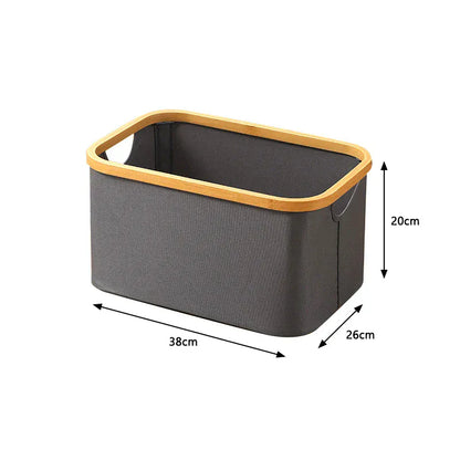 panier linge pliable avec et sans couvercle Noir - M