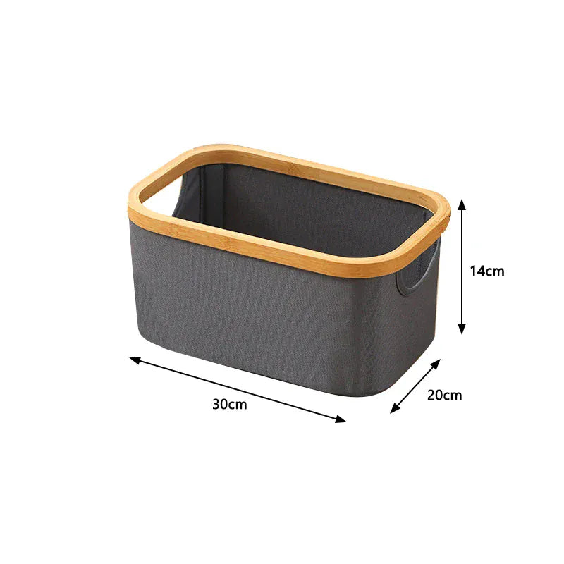 panier linge pliable avec et sans couvercle Noir - S
