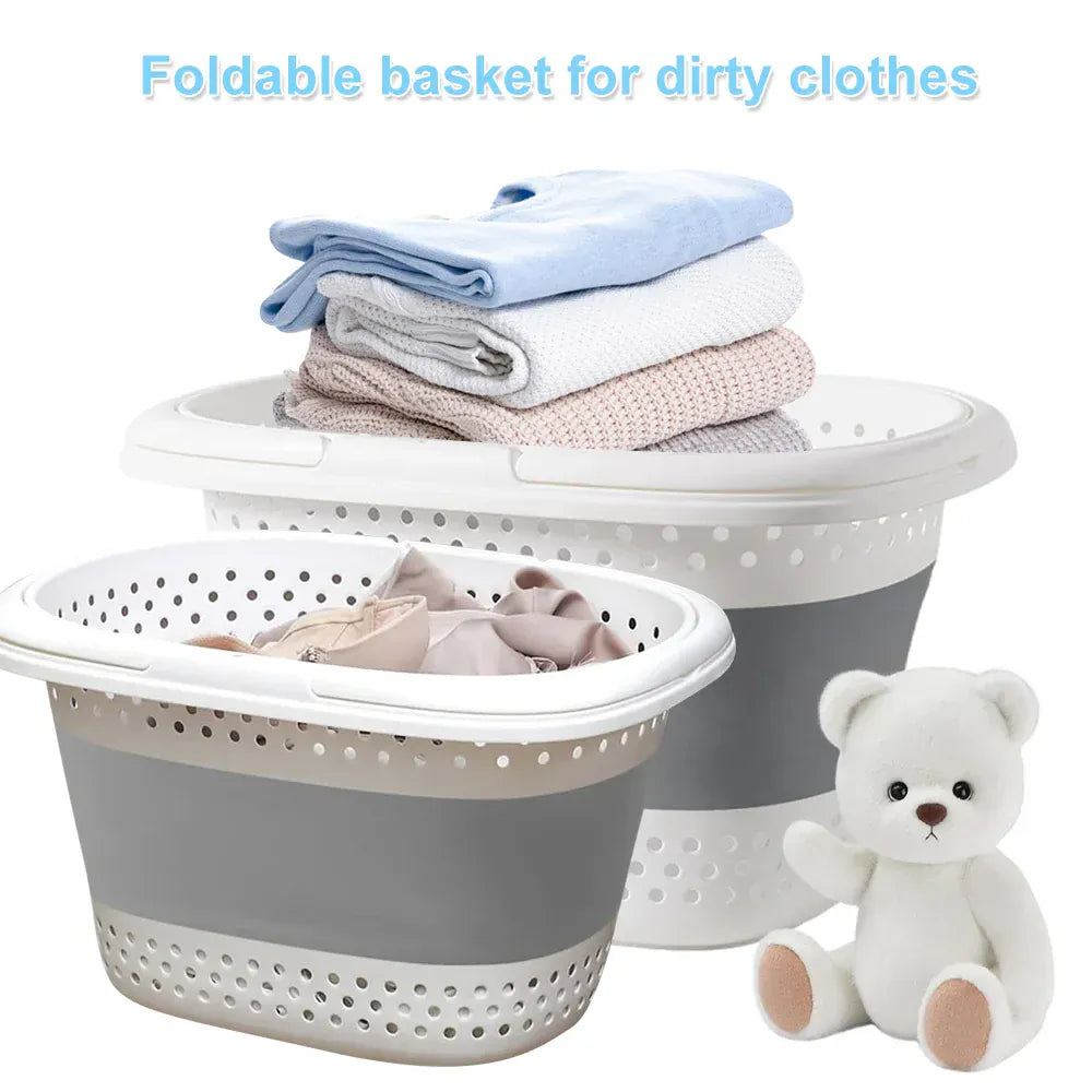 Panier pliable salle bain organiser lessive