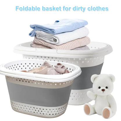 Panier pliable salle bain organiser lessive