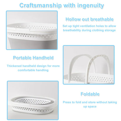 Panier pliable salle bain organiser lessive