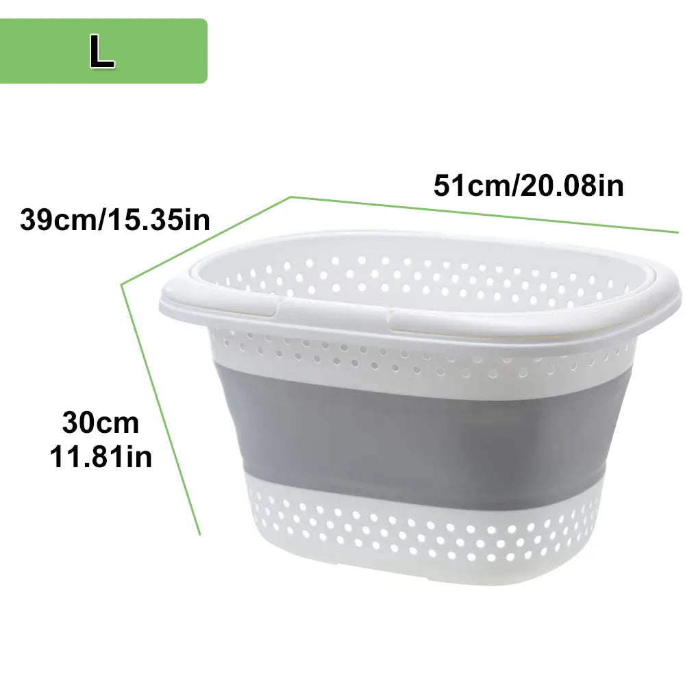 Panier pliable salle bain organiser lessive L
