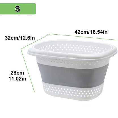 Panier pliable salle bain organiser lessive S