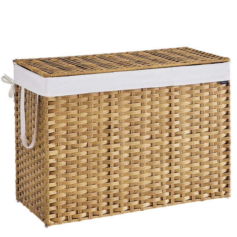 Panier de rangement 200L pour linge sale avec couvercle 200 L