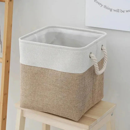 Panier de rangement pliable pour linge maison