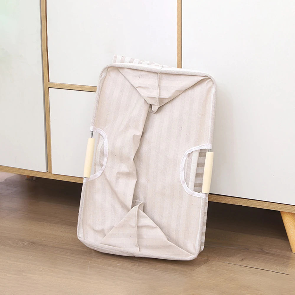 Panier rangement salle bain tissu pliable imperméable - Aéraly