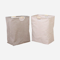 Panier rangement salle bain tissu pliable imperméable - Aéraly