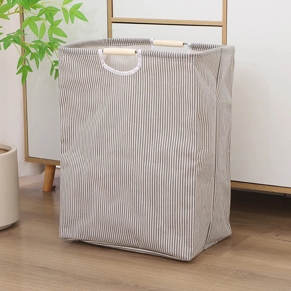 Panier rangement salle bain tissu pliable imperméable - Aéraly