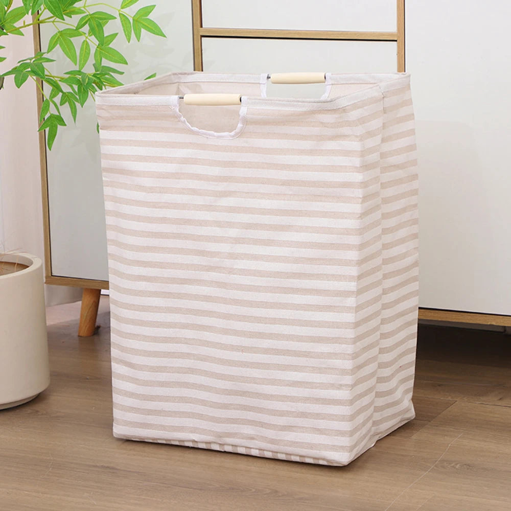 Panier rangement salle bain tissu pliable imperméable - Aéraly