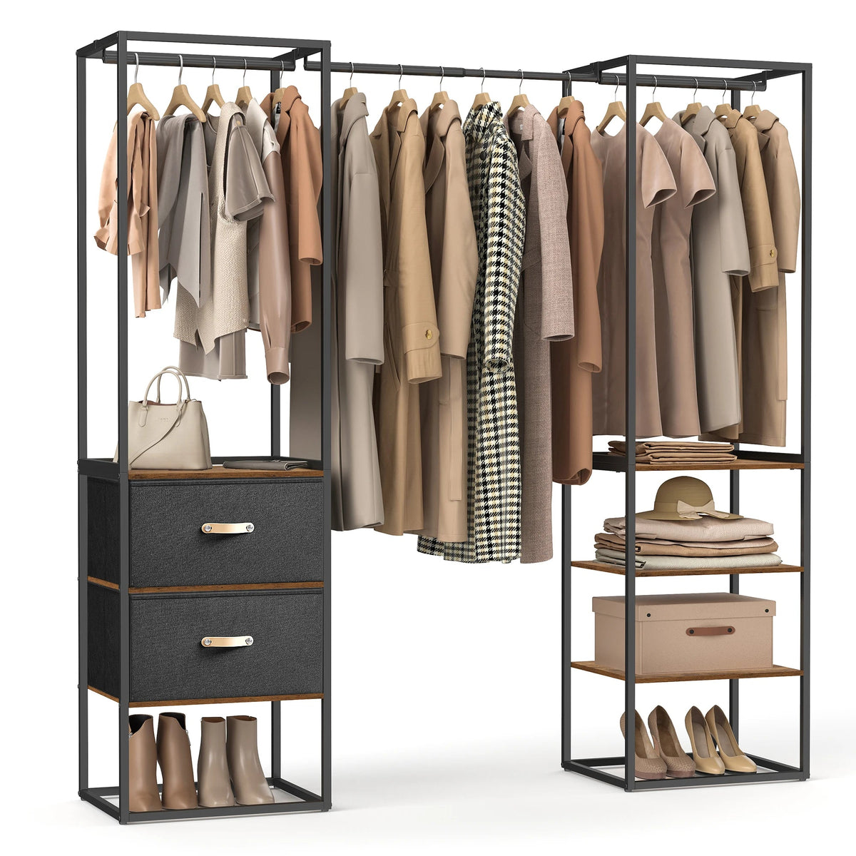 Penderie et portant - Optimisez l'espace de rangement de votre chambre avec l'armoire - Aéraly