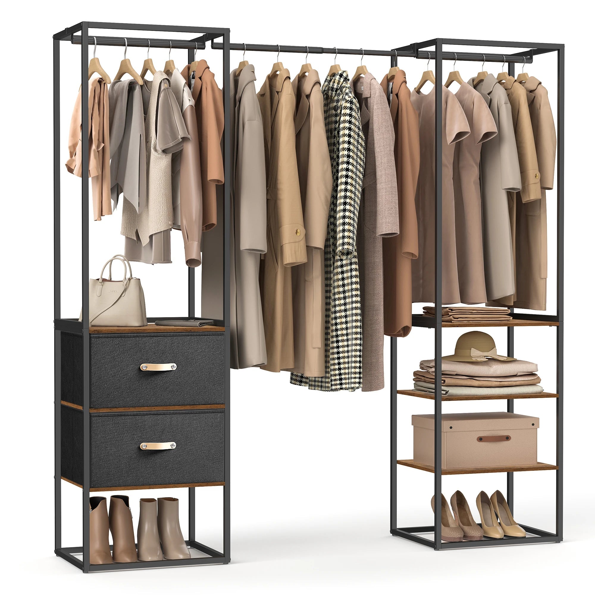 Penderie et portant - Optimisez l'espace de rangement de votre chambre avec l'armoire - Aéraly
