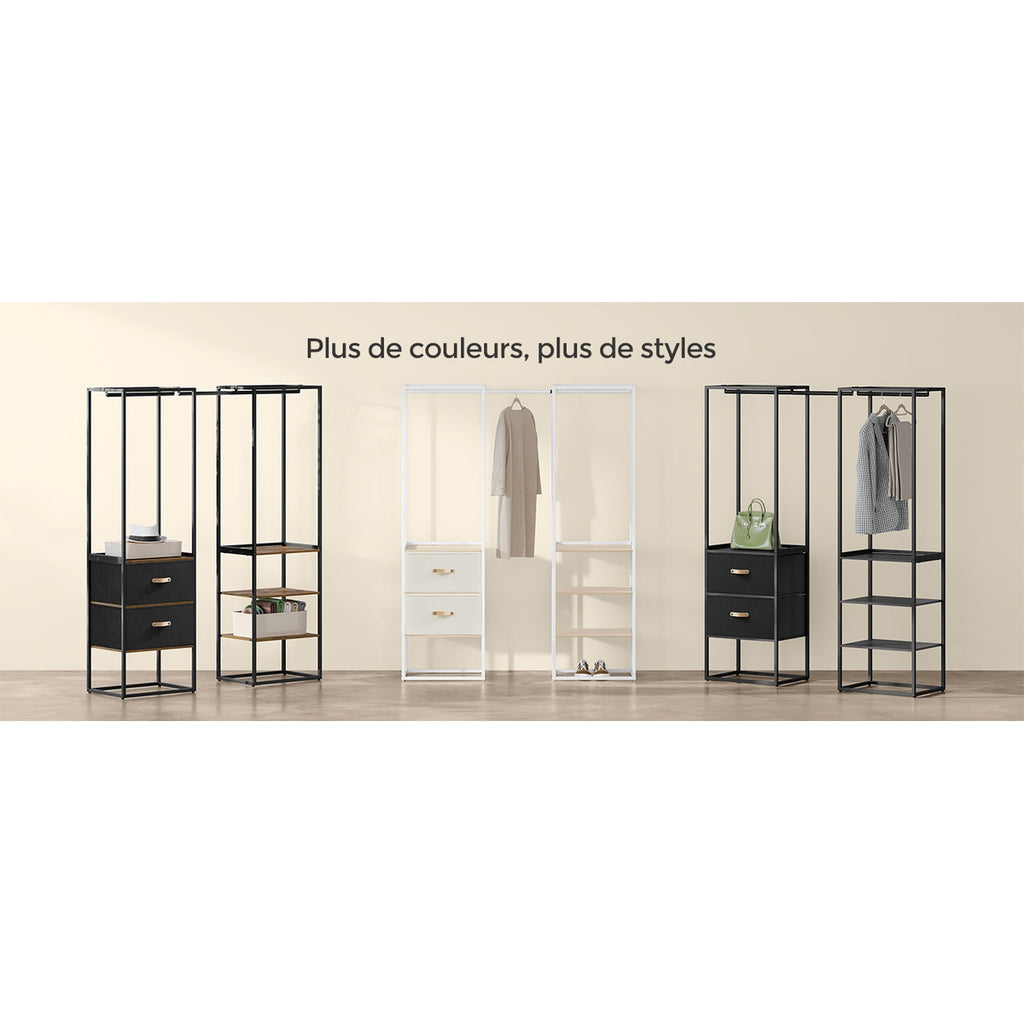 Penderie et portant - Optimisez l'espace de rangement de votre chambre avec l'armoire - Aéraly