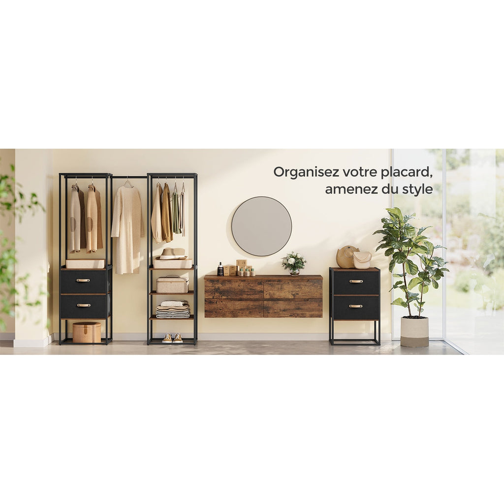 Penderie et portant - Optimisez l'espace de rangement de votre chambre avec l'armoire - Aéraly