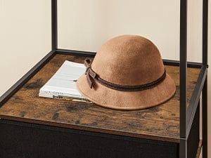 Penderie et portant - Optimisez l'espace de rangement de votre chambre avec l'armoire penderie Marron