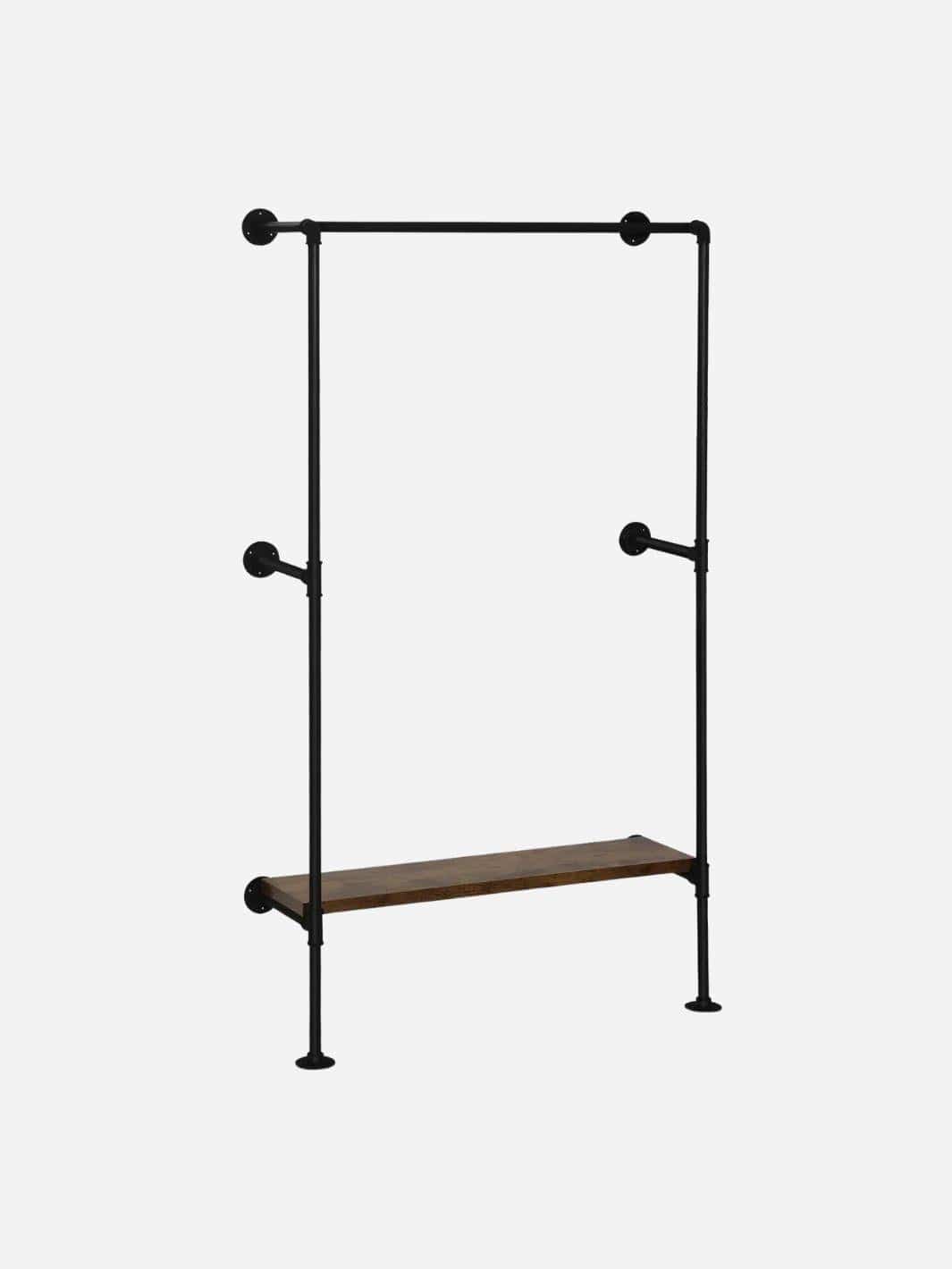 penderie style industrielle - Une solution pratique et design pour gagner de l'espace Noir