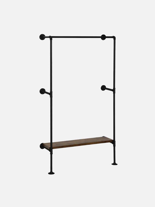 penderie style industrielle - Une solution pratique et design pour gagner de l'espace Noir