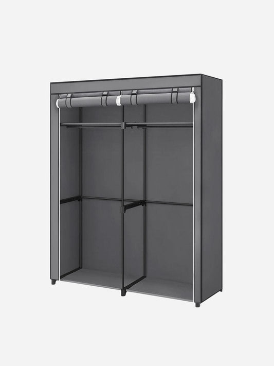 "penderie tissus " faire MOD SONGMICS Wardrobe, Clothes Storage Wardrobe for Bedroom with 2 Clothes Rails, Fabric Portable Wardrobe, Collapsible DARK GRAY / france