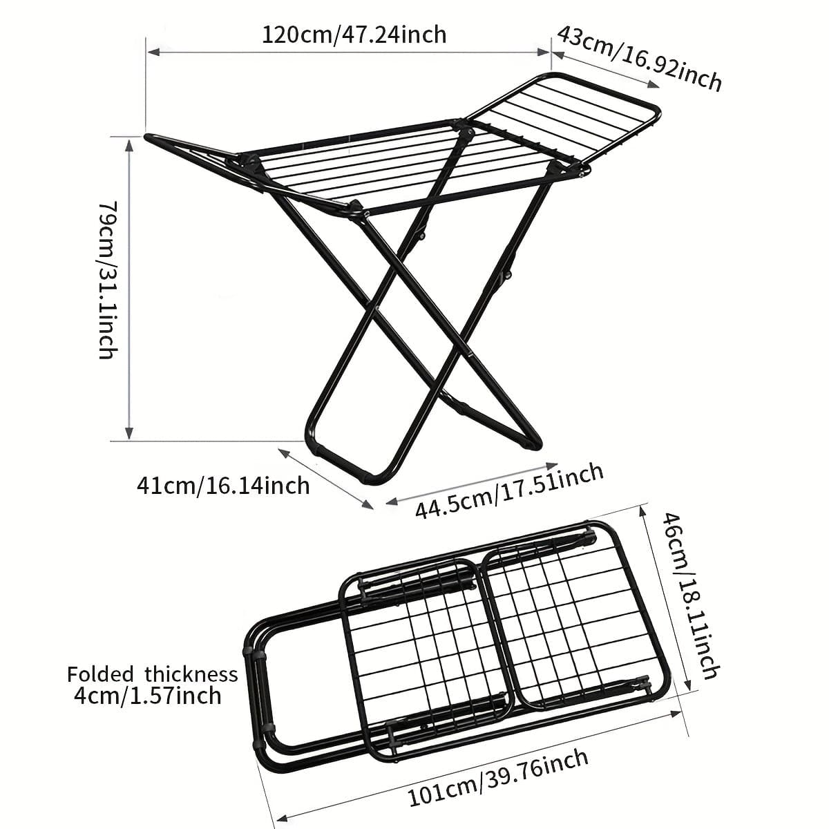 Petit étendoir linge - Optez pour un Séchage Efficace au Quotidien !
