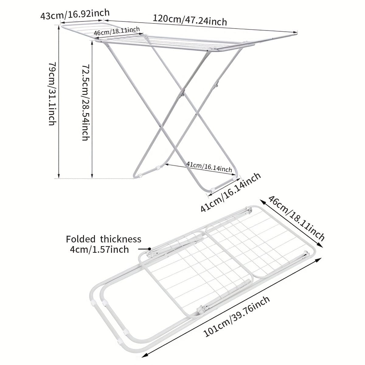 Petit étendoir linge - Optez pour un Séchage Efficace au Quotidien !