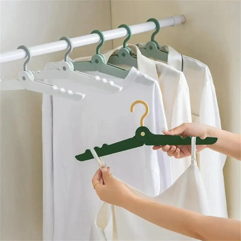 MOD 32 Clips Folding Clothes Dryer Hanger Windproof Socks Underwear Drying Rack Household Children Adults Storage Laundry Rack