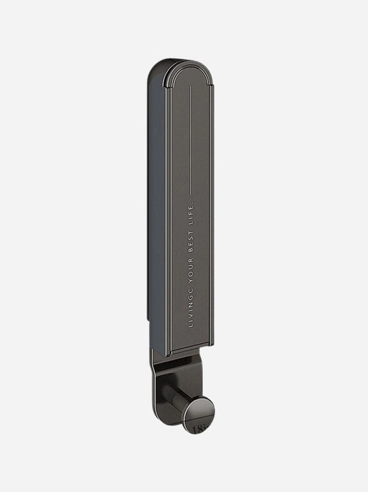 Petit portant vêtement pliable et rétractable Gris