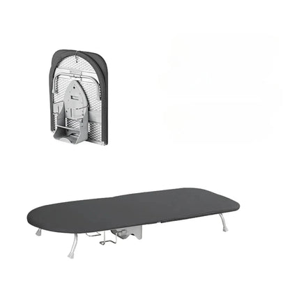 Petite table à repasser compacte et pliable Gris foncé