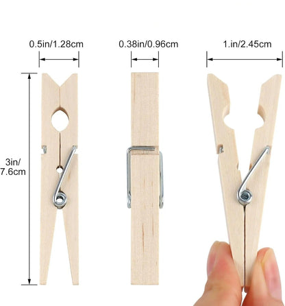 Pince à linge en bois - polyvalente et solide