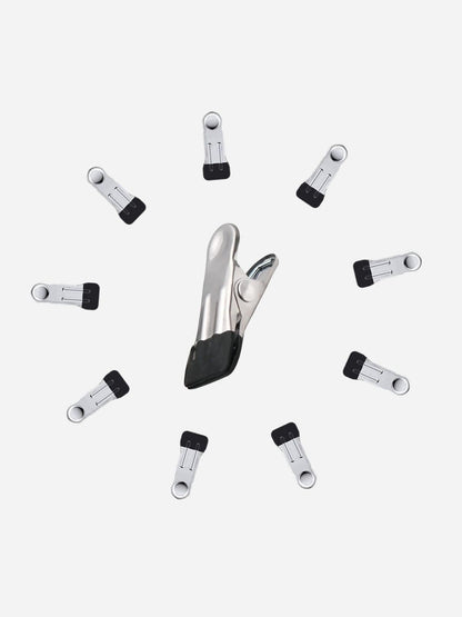 Pince à linge inoxydable | avec revêtement silicone antidérapant