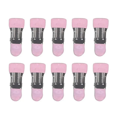 Pince en métal colorée en acier inoxydable avec revêtement silicone (trouver un autre mot cles) Rose