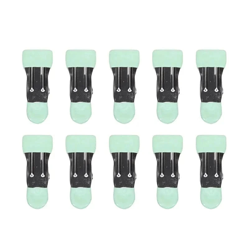 Pince en métal colorée en acier inoxydable avec revêtement silicone (trouver un autre mot cles) Vert clair