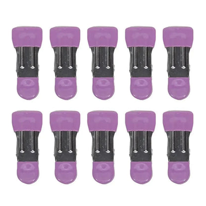 Pince en métal colorée en acier inoxydable avec revêtement silicone (trouver un autre mot cles) Violet