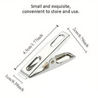 Pinces à linge inoxydables robustes - Séchage facile et sécurisé (20 PCS) - Aéraly