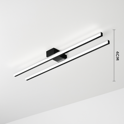 Plafonnier design industriel LED barre lumineuse TRAVE