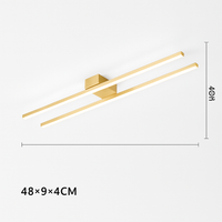 Plafonnier design industriel LED barre lumineuse TRAVE