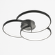 Plafonnier design LED rosace trois cercles TRIFORA