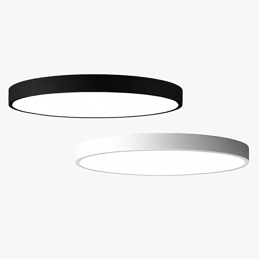 Plafonnier LED design arrondi et plat TONDO