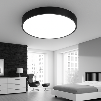 Plafonnier LED design arrondi et plat TONDO