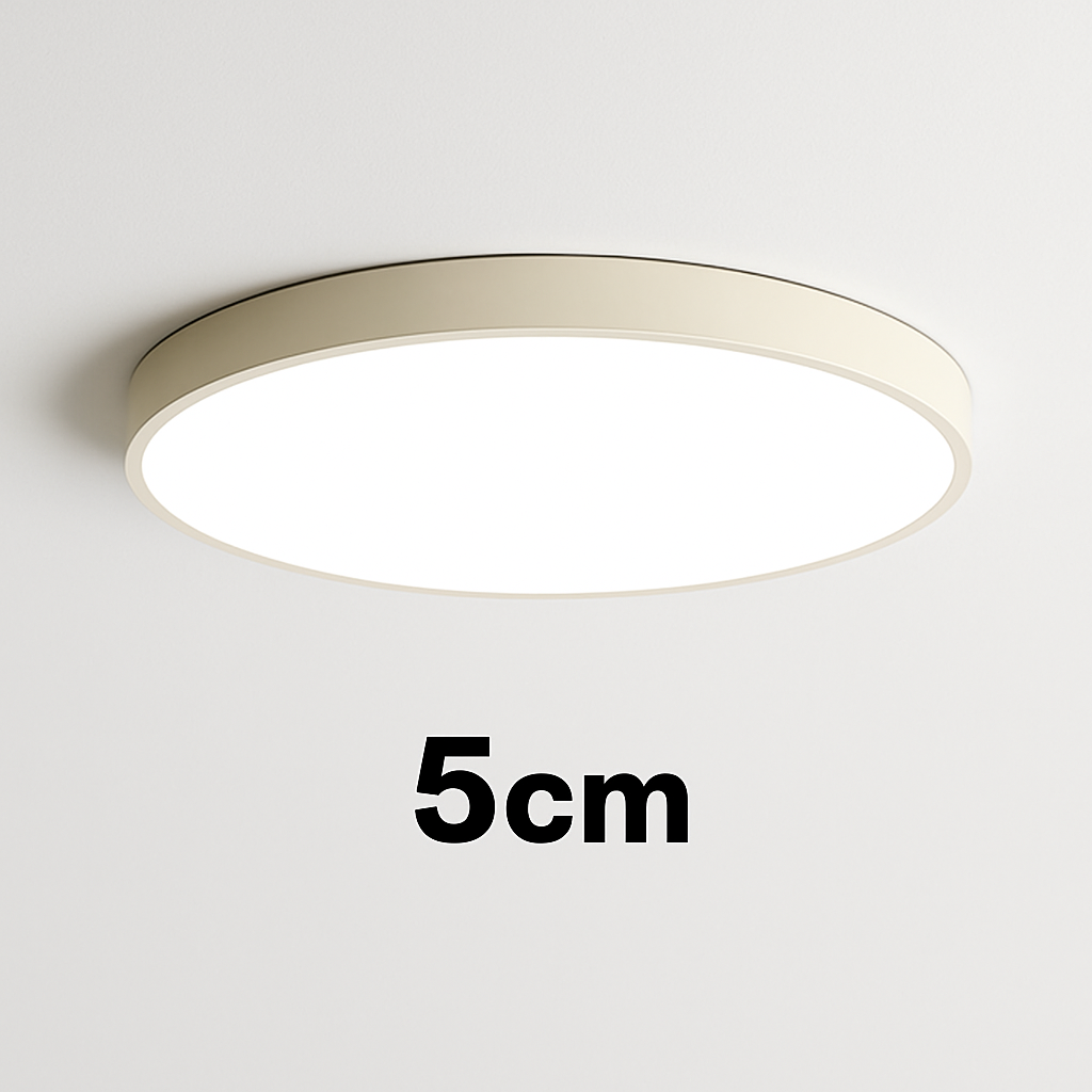 Plafonnier LED design arrondi et plat TONDO