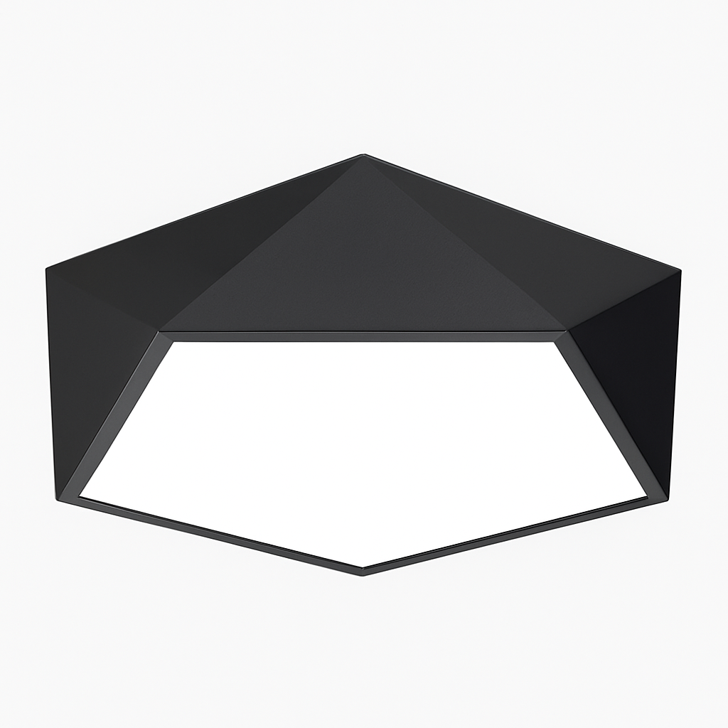 Plafonnier design géométrique en diamant FACETTA