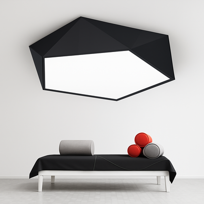 Plafonnier design géométrique en diamant FACETTA