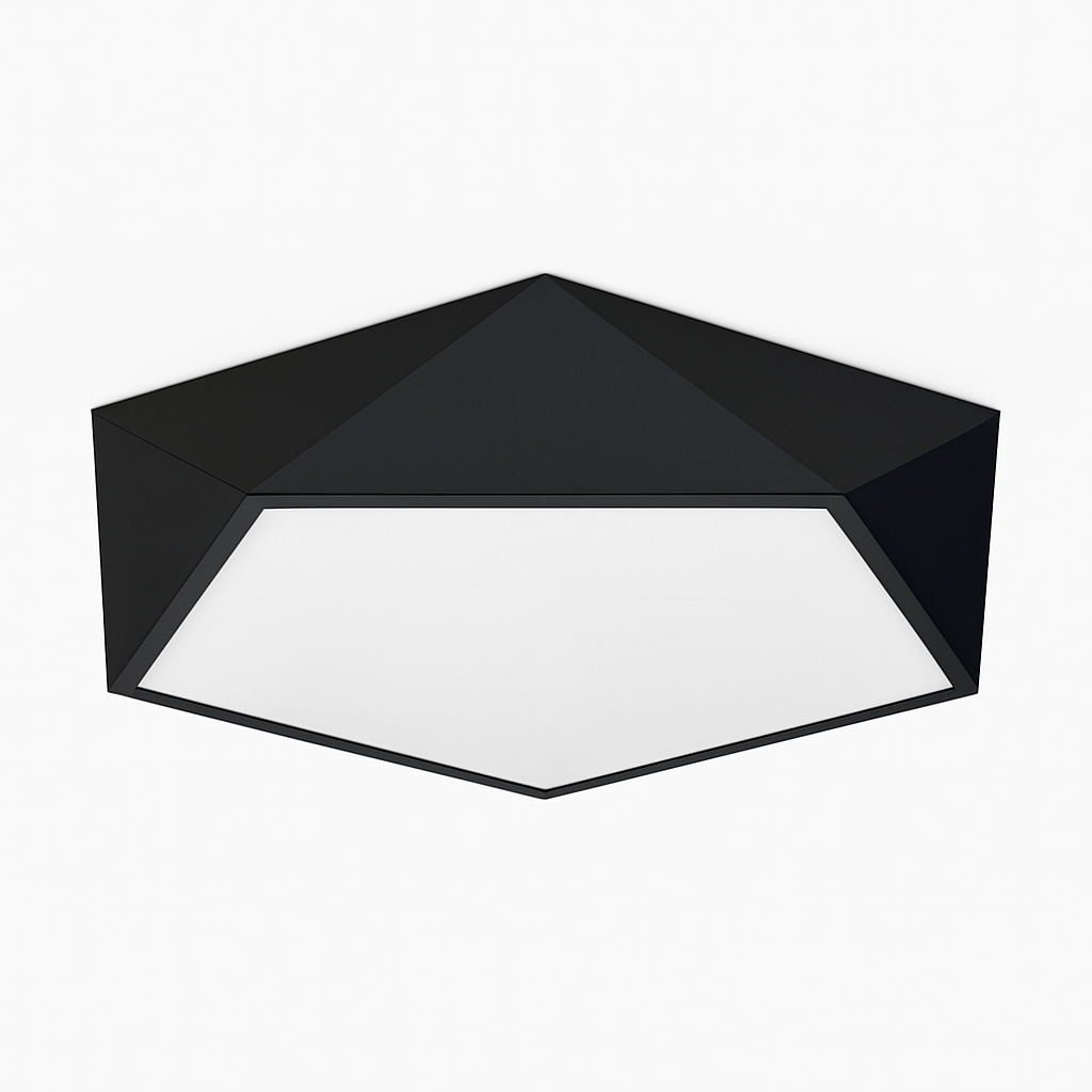 Plafonnier design géométrique en diamant FACETTA
