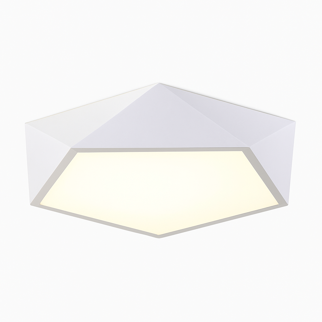 Plafonnier design géométrique en diamant FACETTA