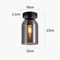 Plafonnier LED en verre design moderne VETRARIA