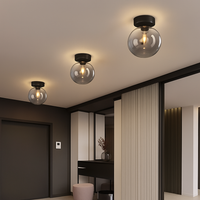 Plafonnier LED en verre design moderne VETRARIA