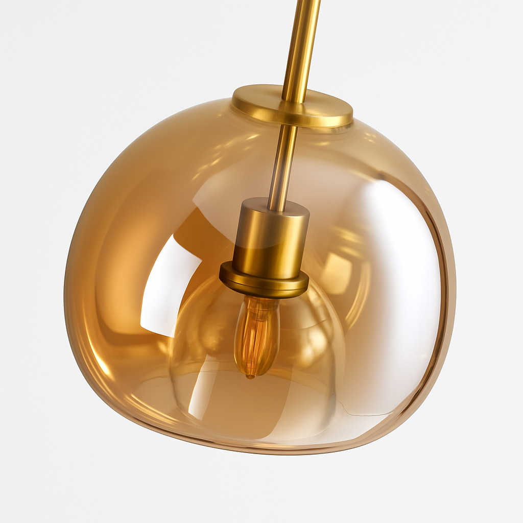 Plafonnier LED en verre design moderne VETRARIA