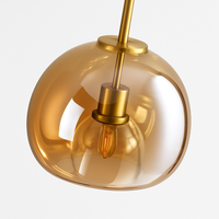 Plafonnier LED en verre design moderne VETRARIA